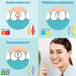 TePe Mellanrumsborste Extra Soft 0,7mm Gul 8-pack
