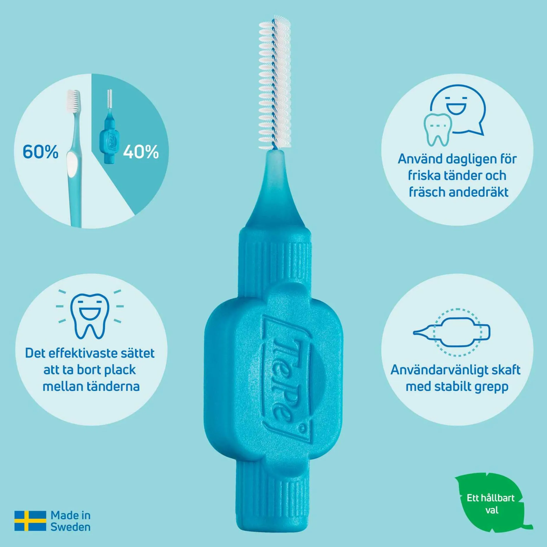 TePe Mellanrumsborste Original Mixpack 8-pack