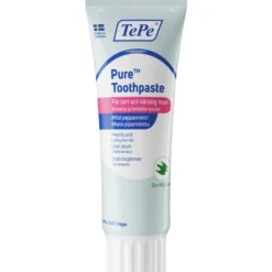 TePe Pure Toothpaste Mild Peppermint 75 ml