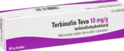 Terbinafin Teva 10 mg/g Kräm 30 g