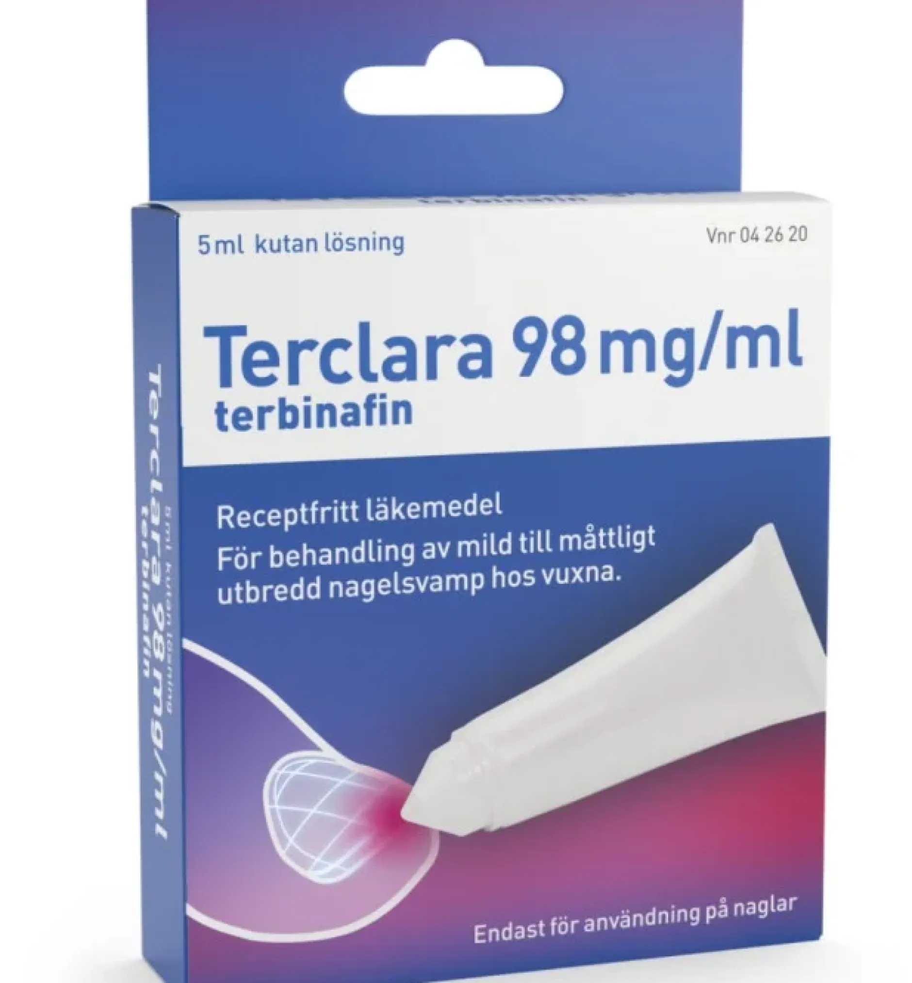 Terclara Nagelsvamp 98mg/ml terbinafin 5 ml