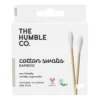 The Humble Co. Bomullspinnar Bambu Vit 100 st