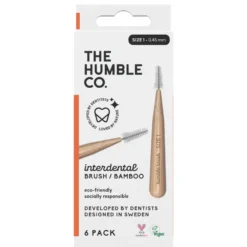 The Humble Co. Interdental Mellanrumsborste Bambu Stl 1 - 0,45 mm 6 st
