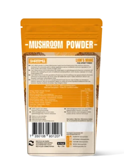 The Organic Labs Lion’s Mane-extraktpulver Igelkottstagsvamp 50 g