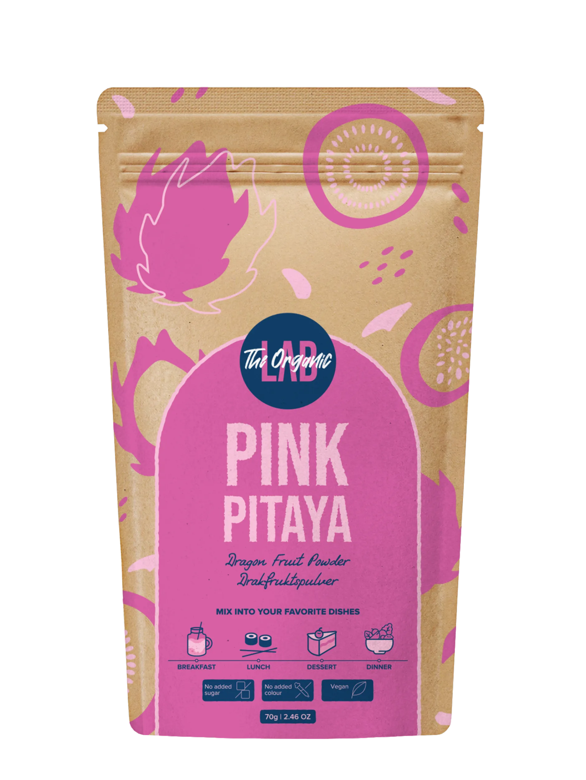 The Organic Labs Pink Pataya pulver 70g
