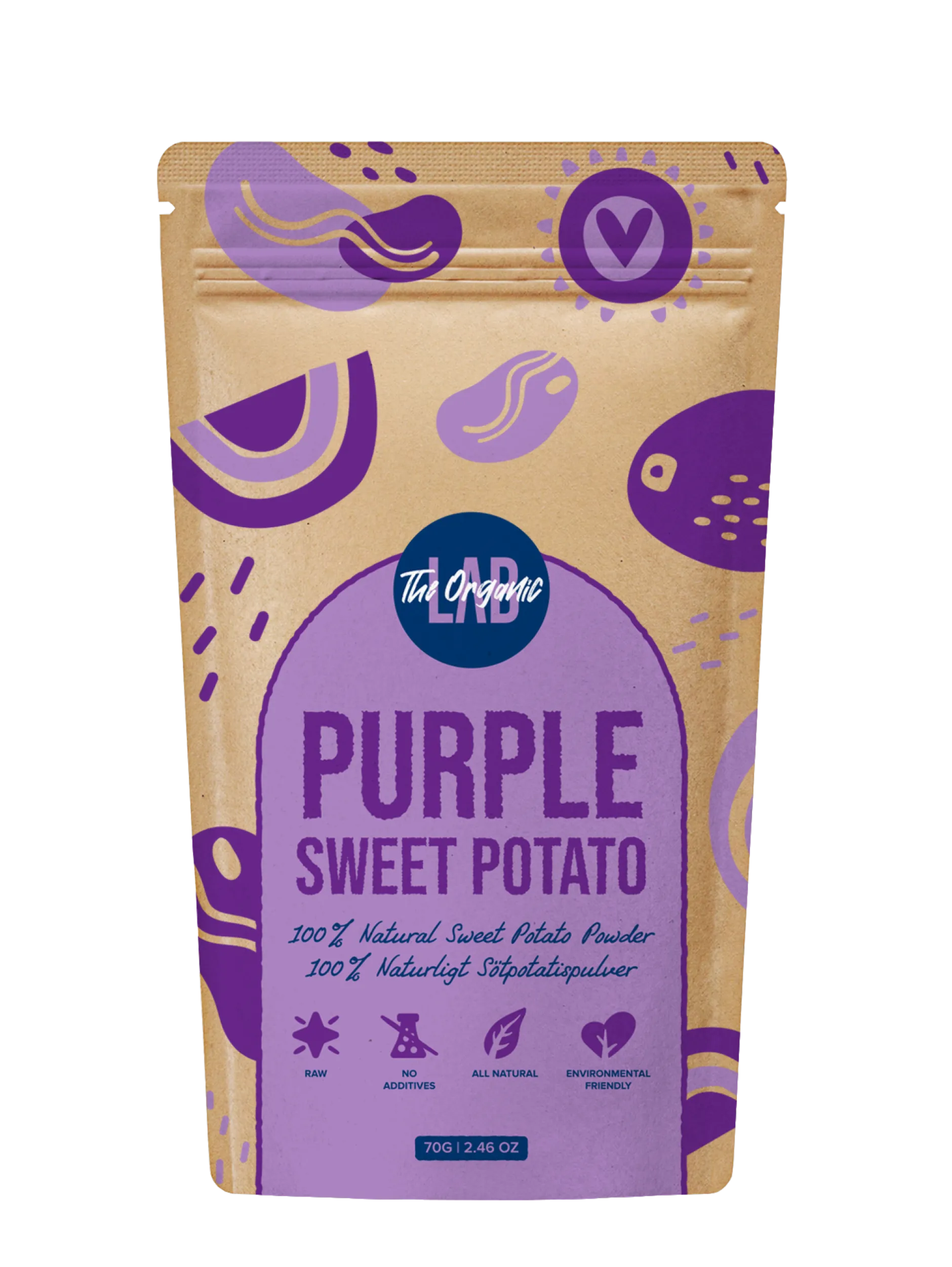 The Organic Labs Purple Sweet Potato pulver 70g