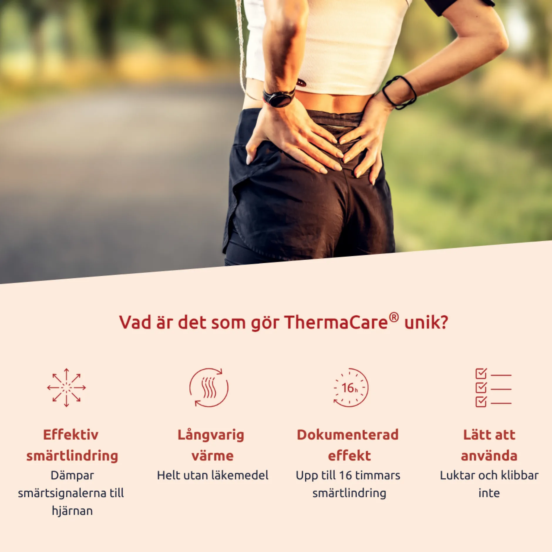 ThermaCare Värmedyna för korsryggen 2 st
