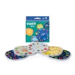 TIMIO Skivset 3 – Sagor, Klockan, Grönsaker, Alfabet A–L och Alfabet M–Z