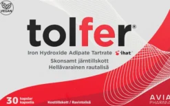 Tolfer Järn 30 mg 30 kapslar