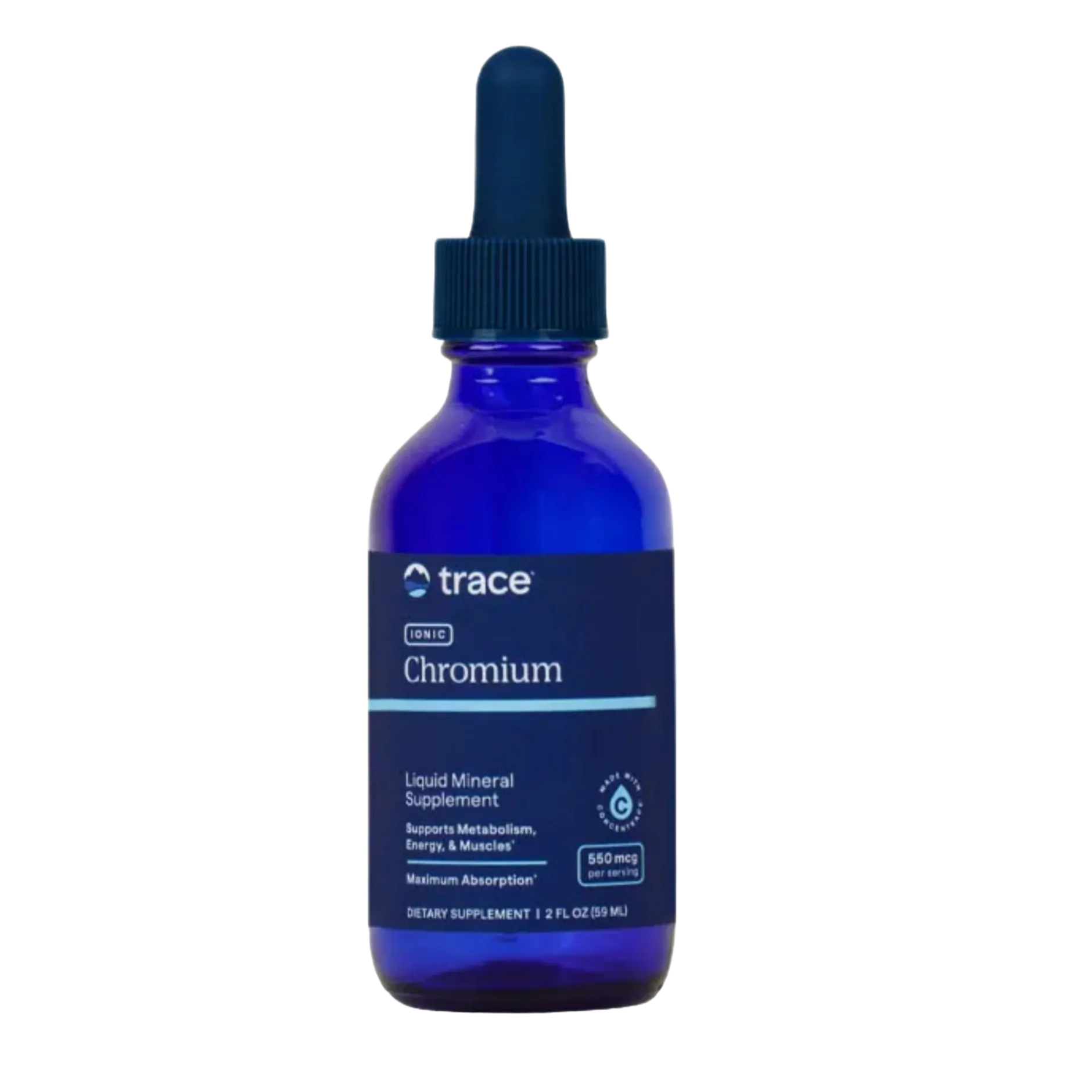 Trace Minerals Liquid Ionic Chromium 550 mcg 59 ml