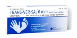 Trans-Ver-Sal medicinskt plåster 15%, 6 mm, 20st