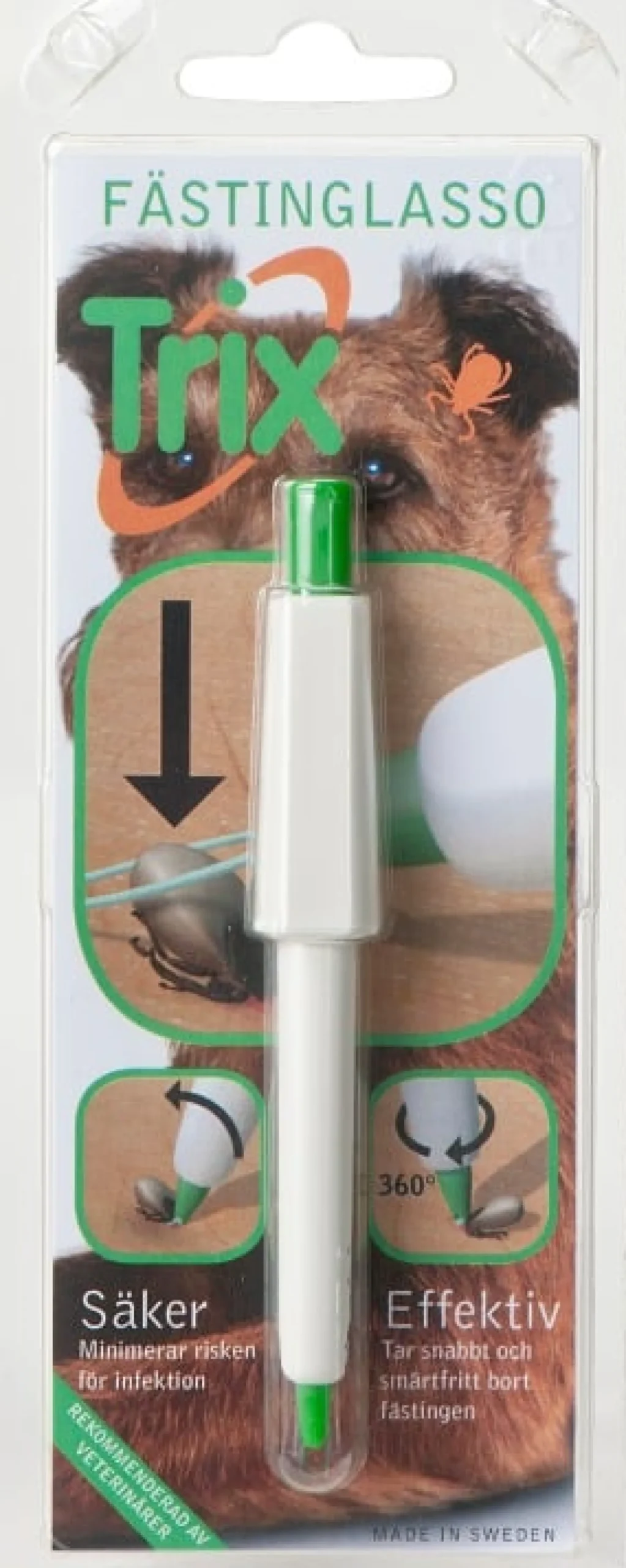 Trix Fästinglasso djur