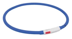 TRIXIE Flash Light Ring USB XS-XL Blå 1 st