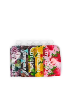 Twistshake 5x Squeeze Bag 220ml Mango Passion Fruit Strawberry Grape Coconut