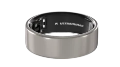 Ultrahuman Ring Air - Raw Titanium - Size 8