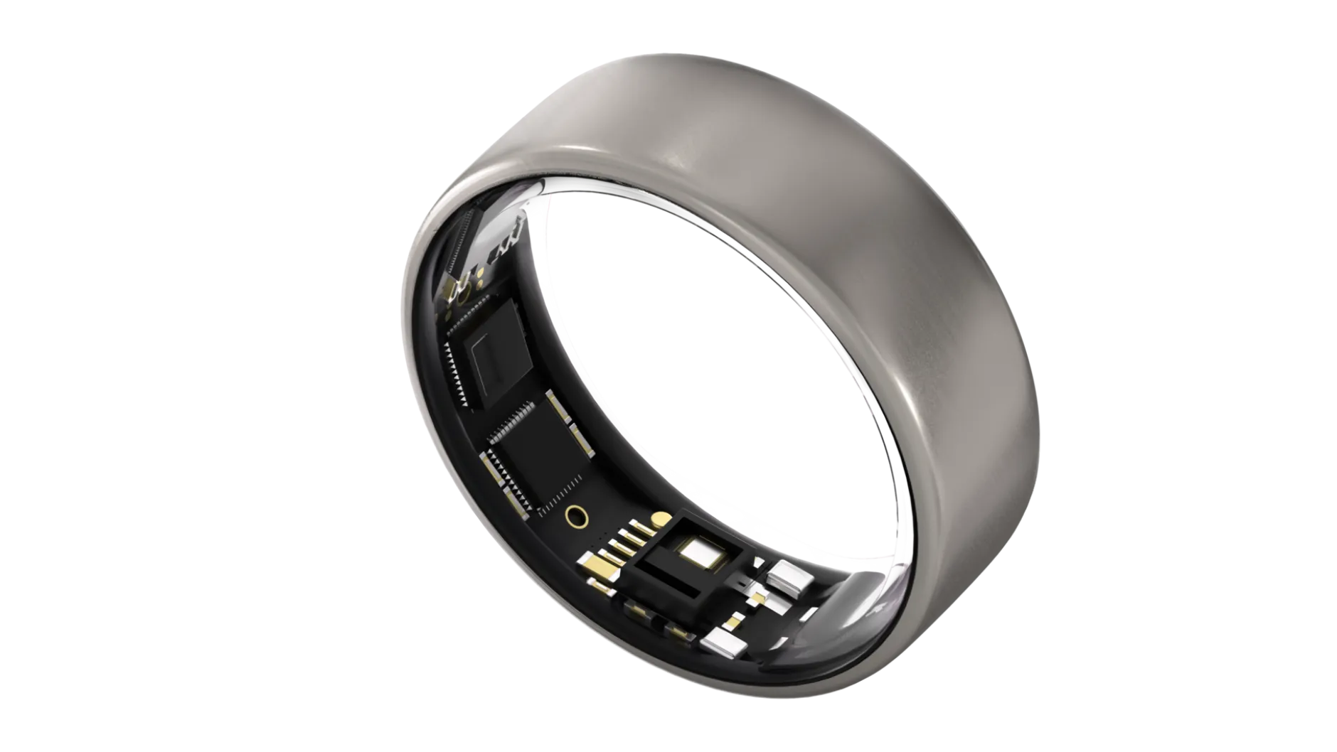 Ultrahuman Ring Air - Raw Titanium - Size 7