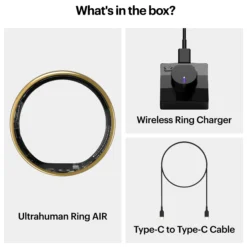 Ultrahuman Ring Air - Size-08 - Air Gold