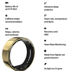 Ultrahuman Ring Air - Size-06 - Air Gold