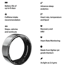 Ultrahuman Ring Air- Size-06- Air Silver