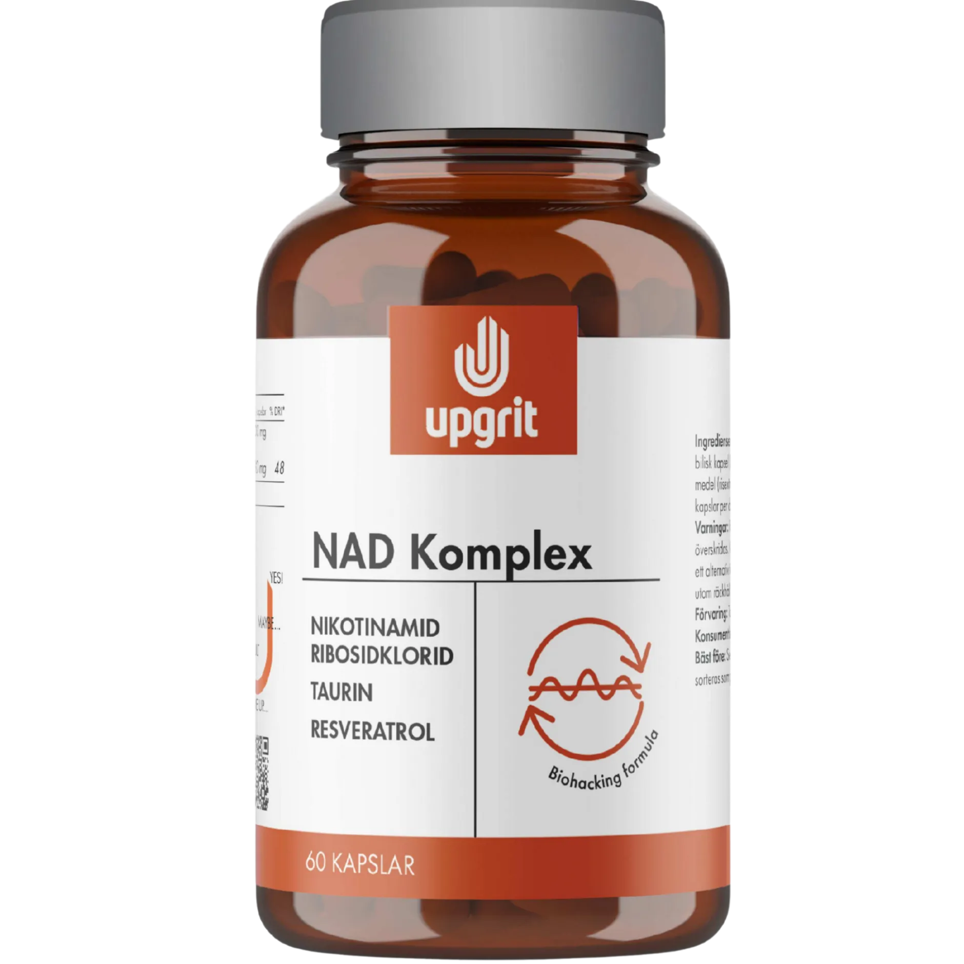 Upgrit NAD-Komplex 60 kapslar