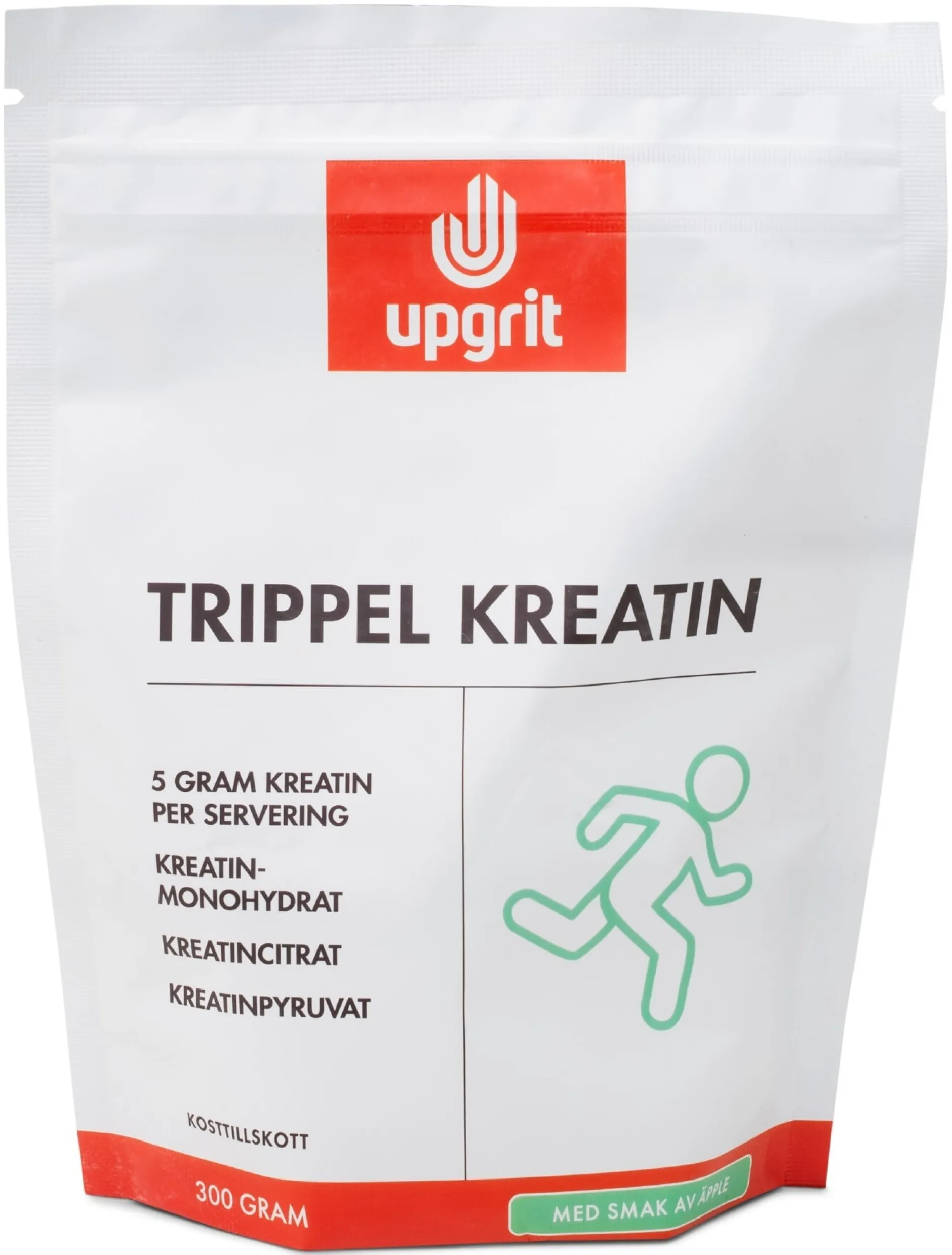 Upgrit Trippel Kreatin Äpple 300 gram