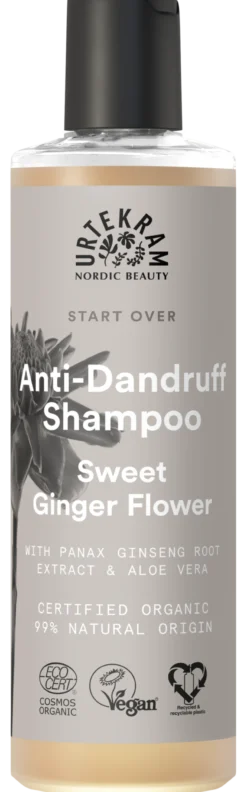 Urtekram Beauty Anti-Dandruff Shampoo Sweet Ginger Flower 250 ml