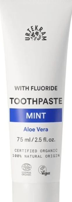 Urtekram Beauty Mint Toothpaste with Fluor Organic 75 ml