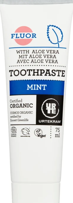 Urtekram Beauty Mint Toothpaste with Fluor Organic 75 ml