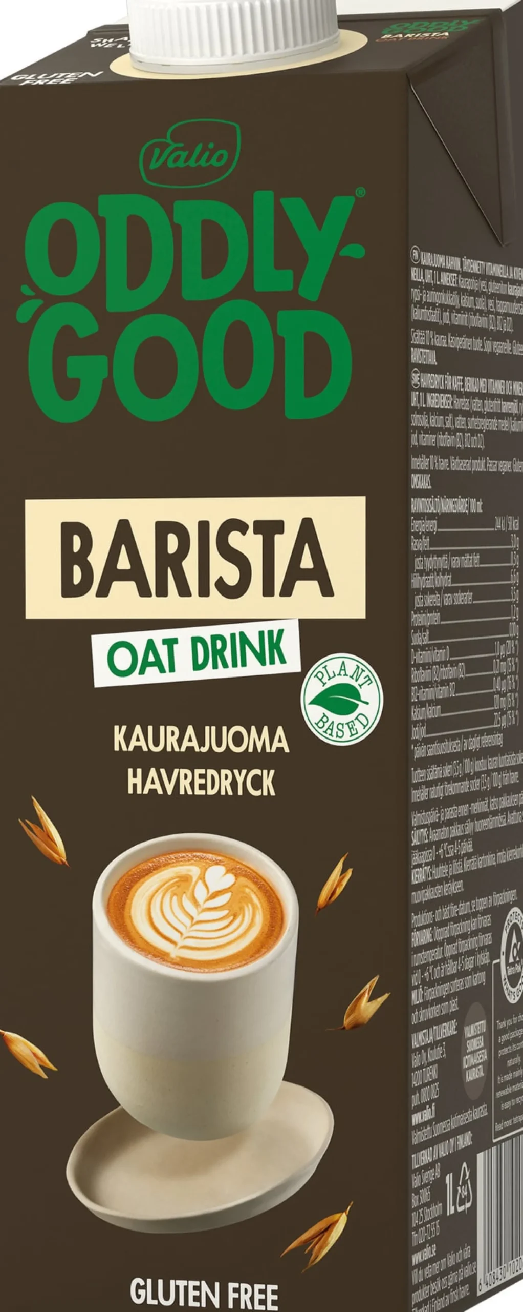 Valio Oddlygood Barista Oat Drink Havredryck 1 liter