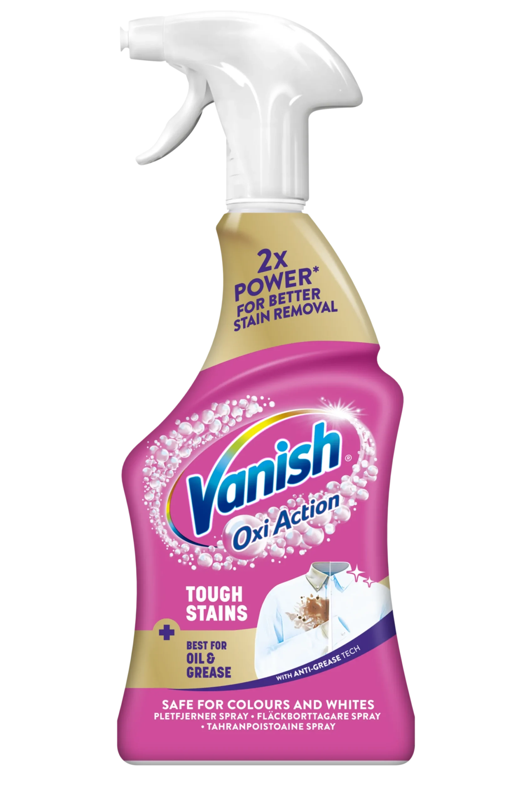 Vanish Förbehandlare Fettfläckar Spray 500 ml