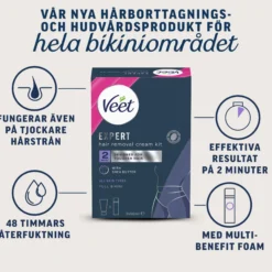 Veet Expert Hårborttagningskräm för intimområde 2x50 ml