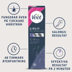 Veet Expert Hårborttagningskräm ben & kropp 200 ml