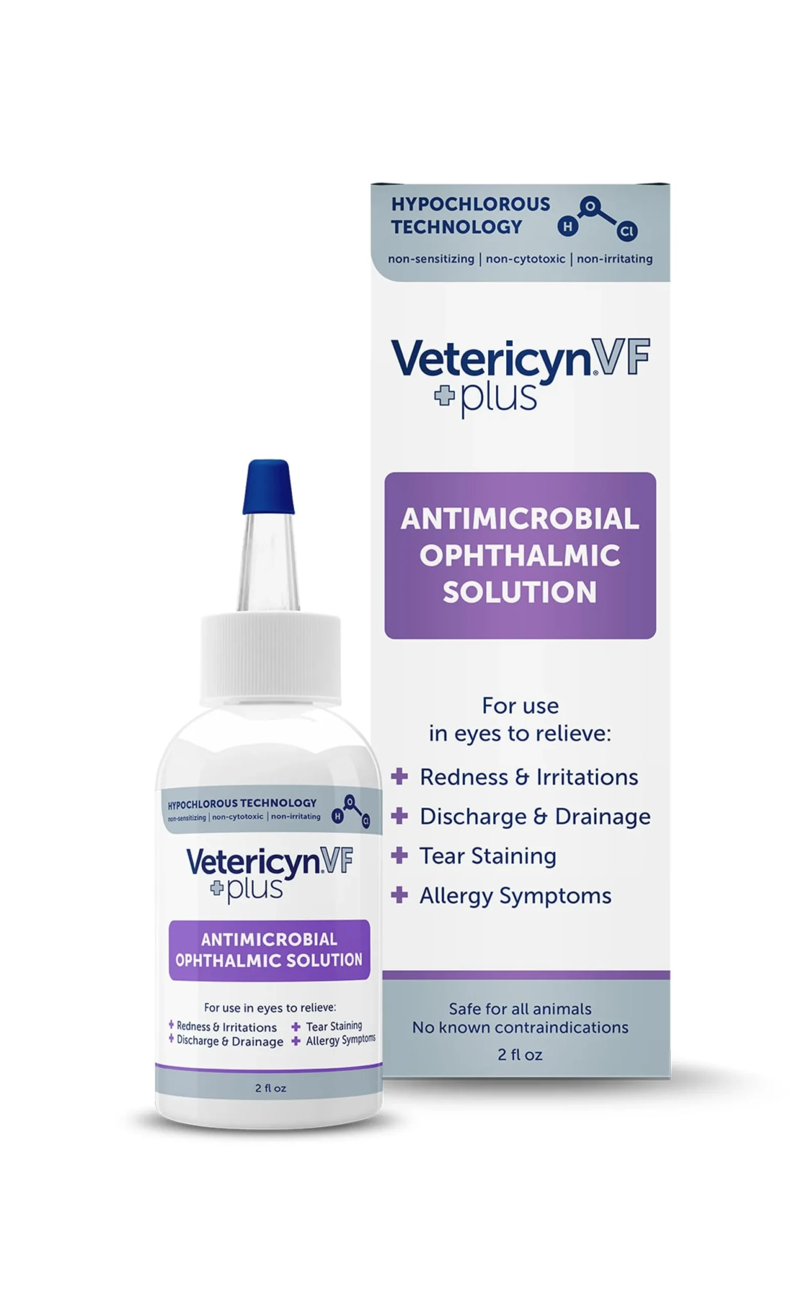 Vetericyn+ Veterinary Formula Antimicrobial Ophthalmic Solution 55 ml