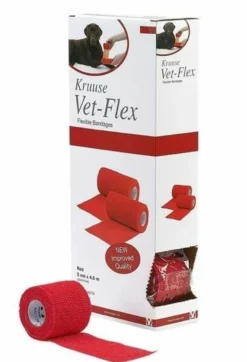 Vet-Flex Co-Flex Röd 5 cm x 4,5 m 10 st