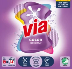 Via Color Tvättmedel 760 g 19 tvättar