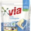 via White Tvättkapslar Clean + Care 14 st