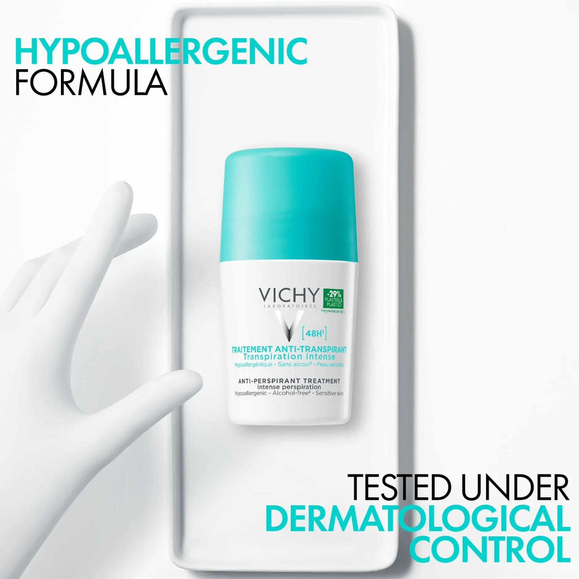Vichy Antiperspirant 48H Roll-on 50 ml