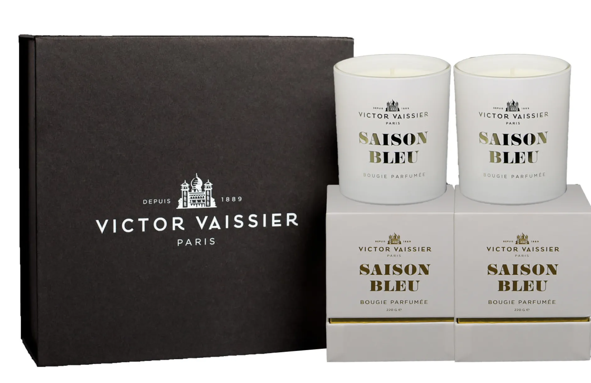 Victor Vaissier Luxury Giftbox Saison Bleu Candle
