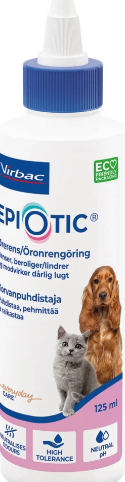 Virbac EpiOtic Öronrengöring till hund och katt 125 ml