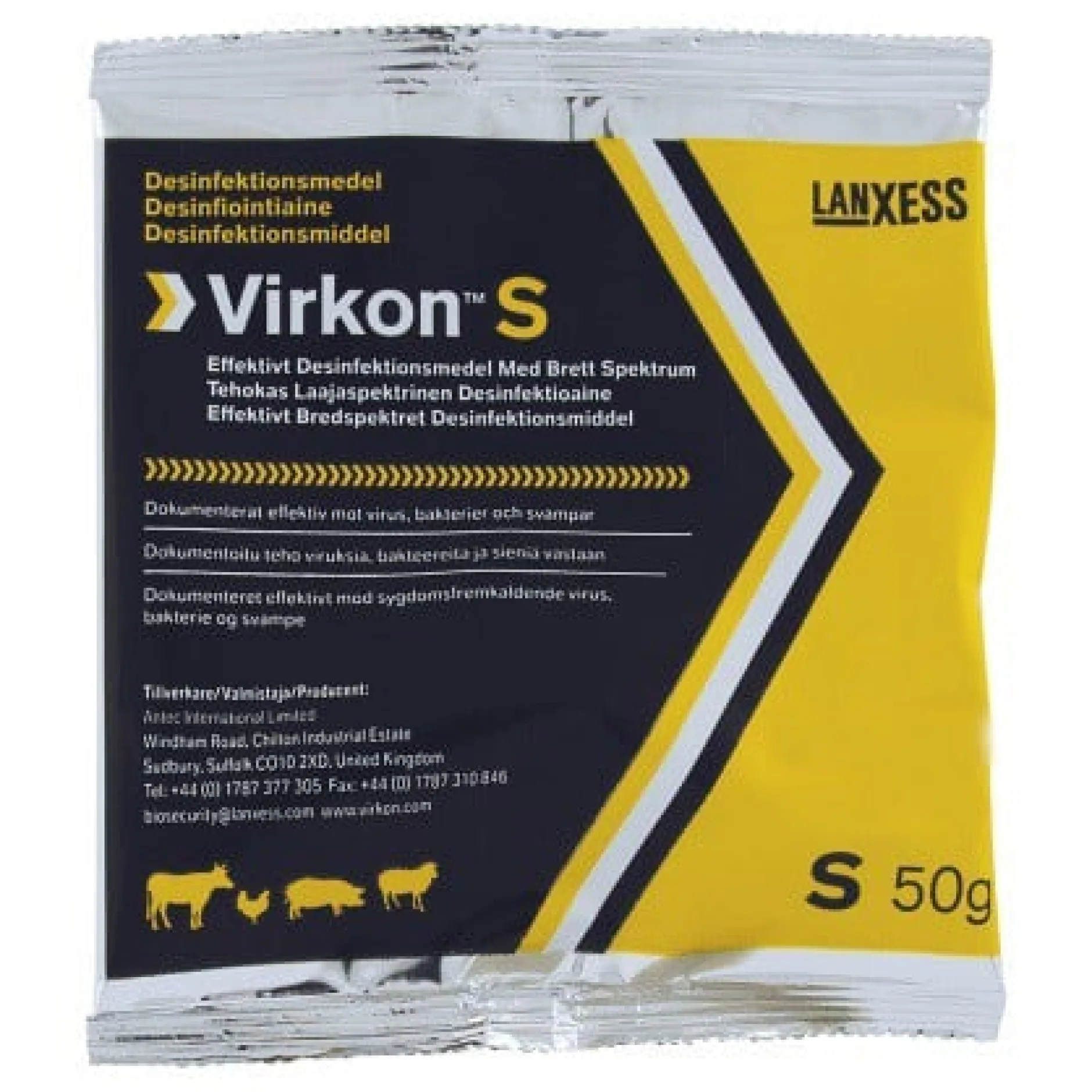 Virkon S Desinfektionsmedel 50 g