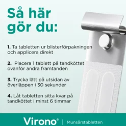 Virono buckaltablett 50 mg, 1 st