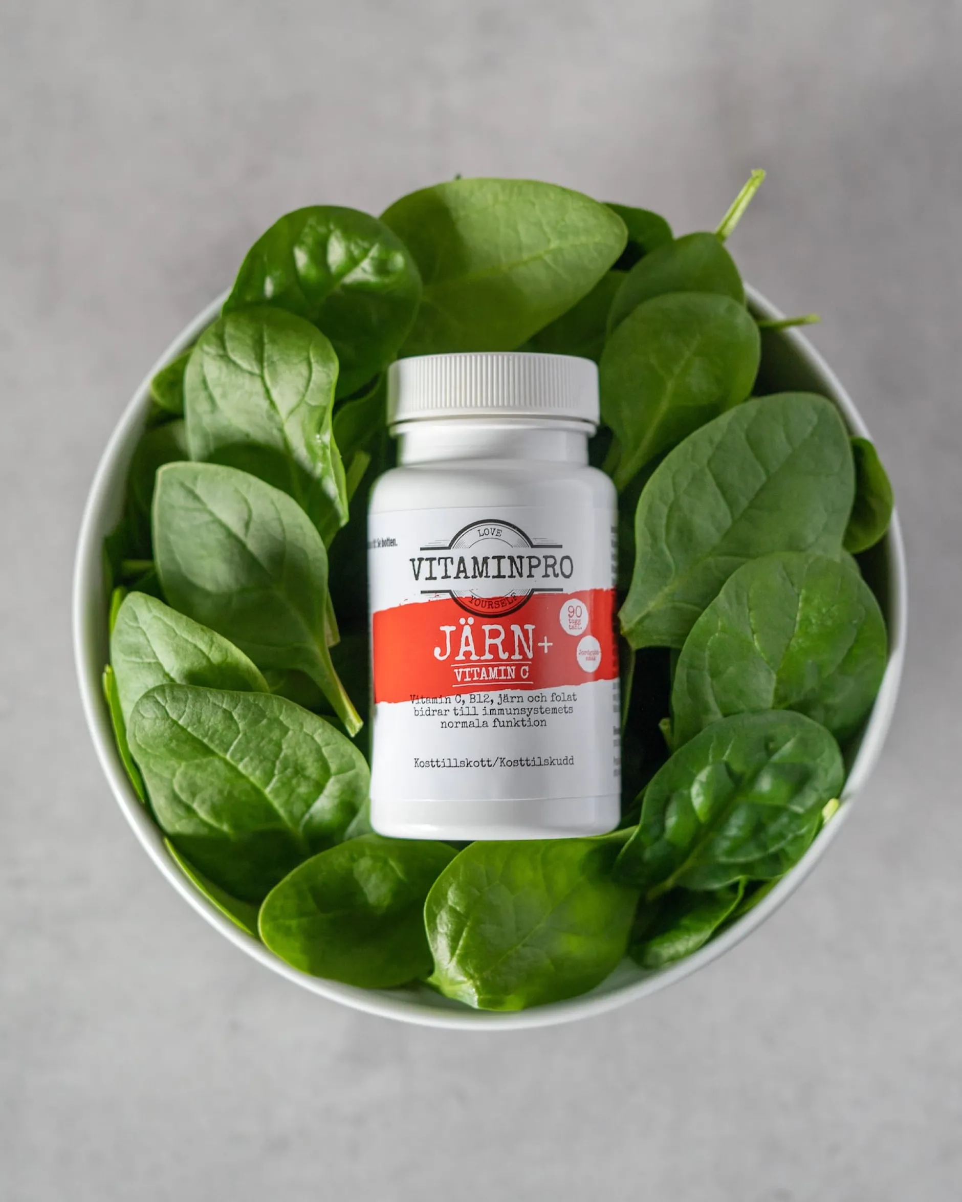 Vitaminpro Järn & Vitamin C 90 tuggtabletter