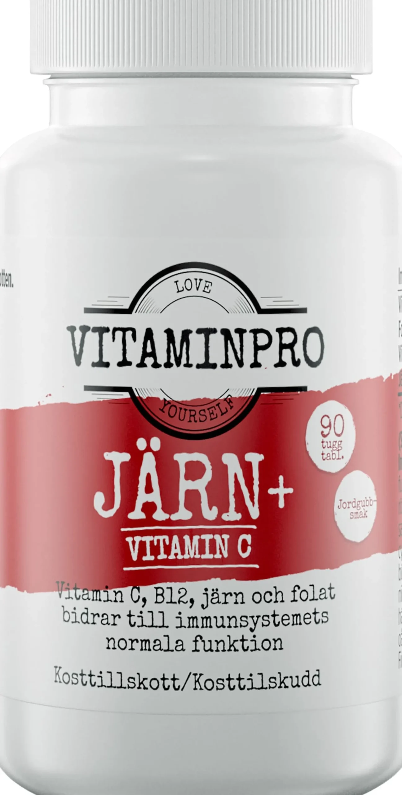Vitaminpro Järn & Vitamin C 90 tuggtabletter