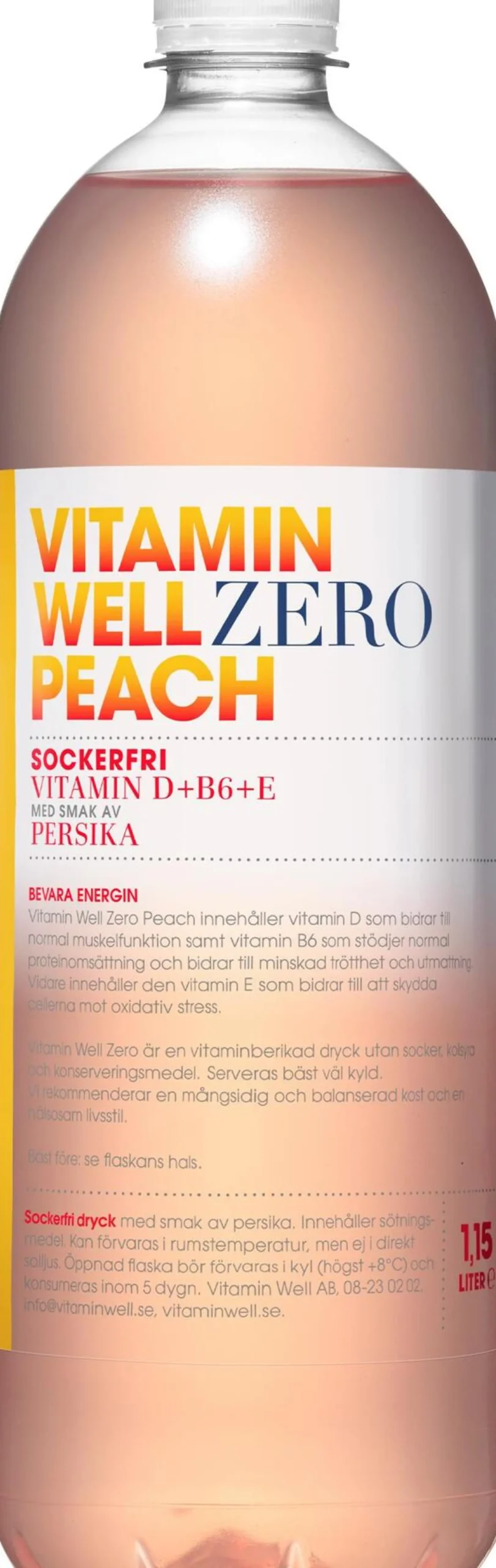 Vitamin Well Peach Zero
