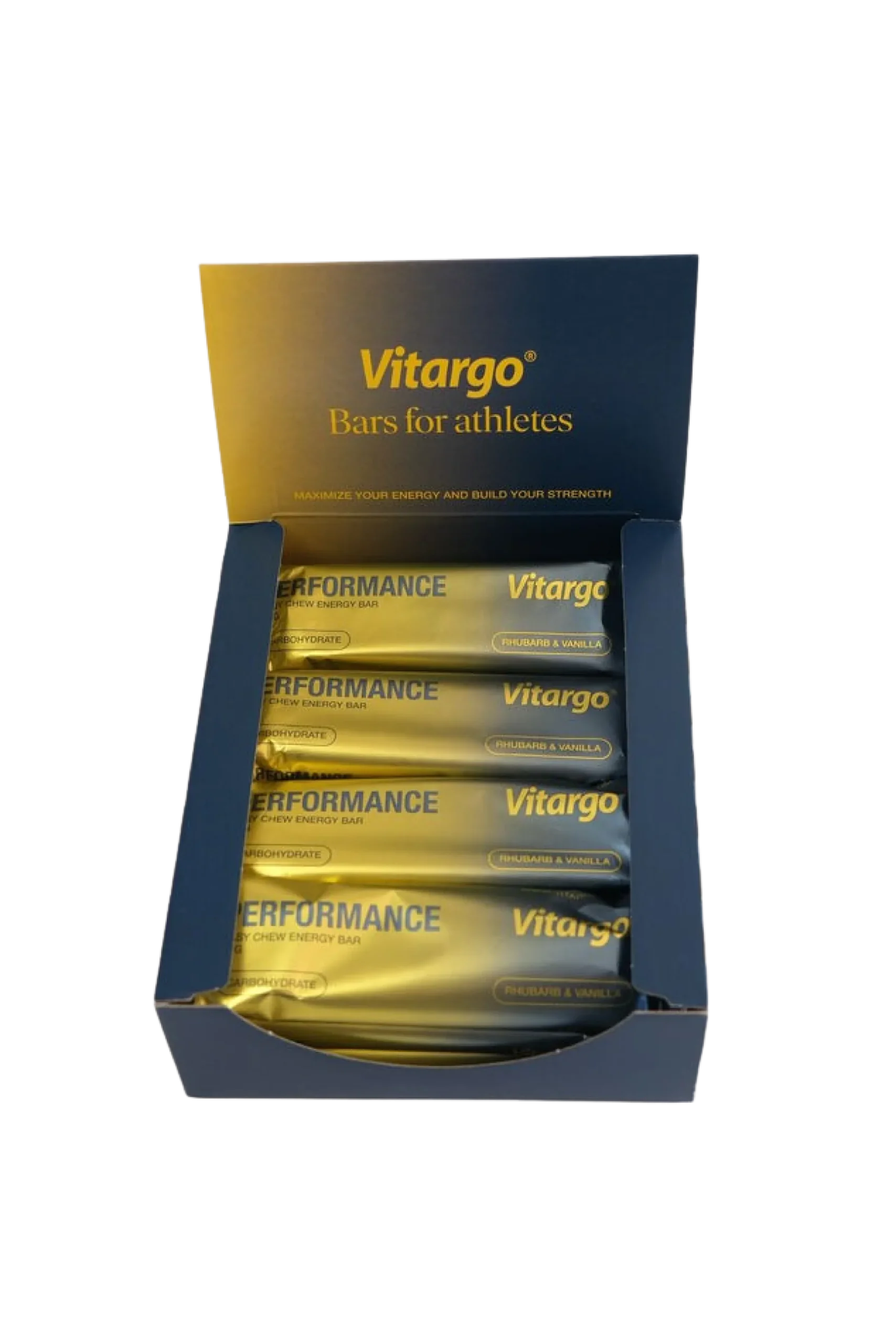 Vitargo Performance Bar Rhubarb & Vanilla 55 g 12 st/box