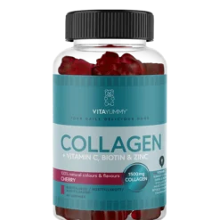 VitaYummy Collagen Cherry 60 tuggtabletter