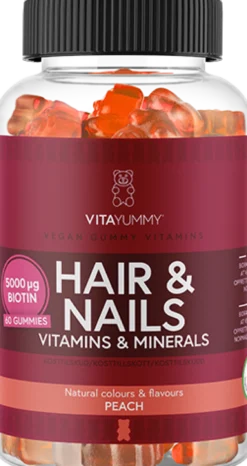 VitaYummy Hair & Nails Peach 60 st