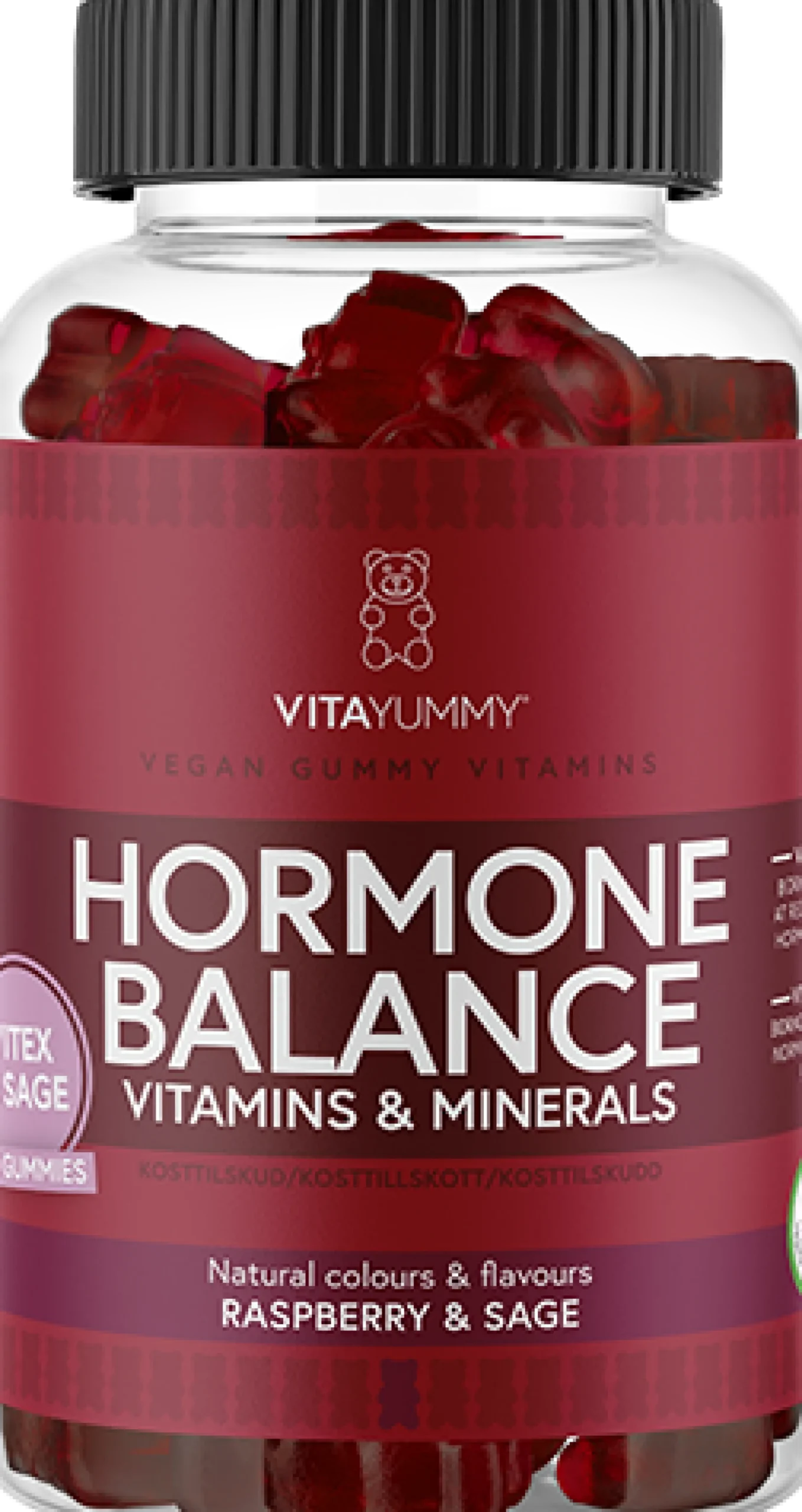 VitaYummy Hormone Balance Raspberry & Sage 60 st