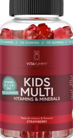 Vitayummy Kids Multivitamins Strawberry 110 tuggtabletter