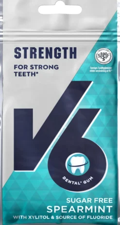 V6 Strong Teeth Spearmint 30 g